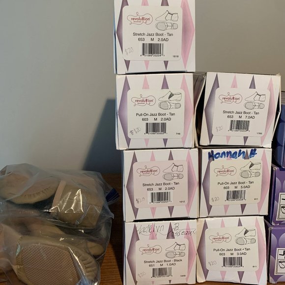 Assorted Girls Slip-On Jazz Boots - Picture 6 of 6